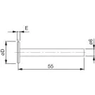 Tesa Disc Probe carbide 00760076 diameter 19mm x 3mm