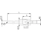 Tesa 03510203 Spherical Measuring Inserts, R = 5 mm, M2 Thread
