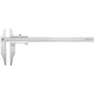 Tesa 00530802 Vernier caliper with fine adjustment, Knife-edge Jaws for external measurement and rounded faces for internal measurement range 0-8" / 0-200mm