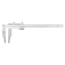 Tesa Workshop vernier caliper, with fine adjustment, range 0-200 mm, graduations 0.05mm-1/128in
