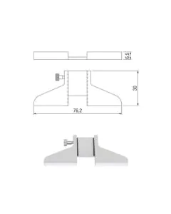 Tesa 00560055 depth measuring foot for caliper 
